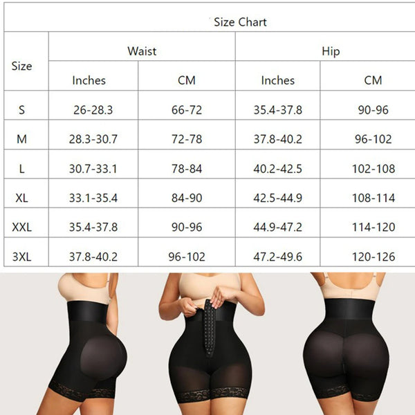 Trendy High Waist Shaping Shorts