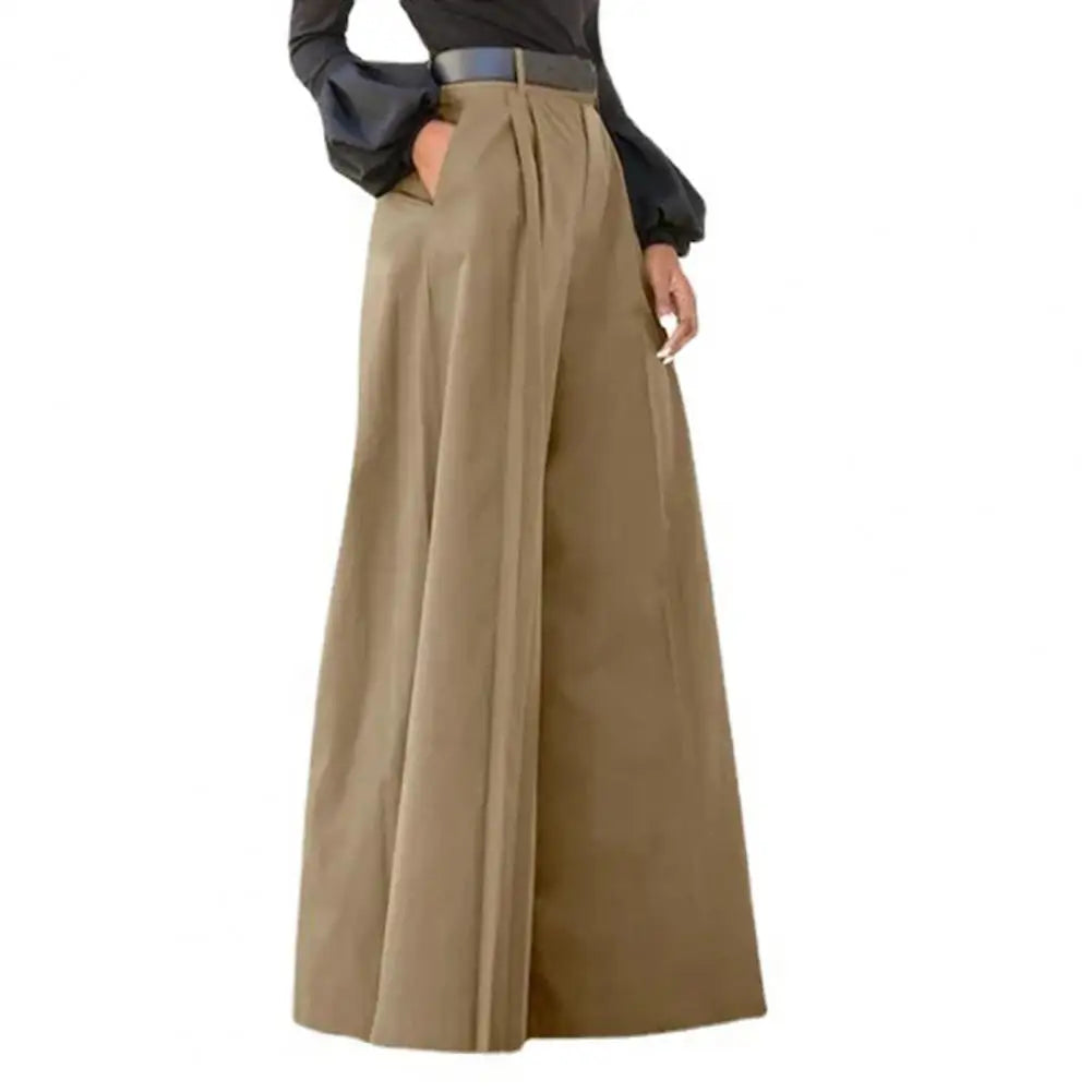 Trendy High Waist Wide Leg Loose Pants