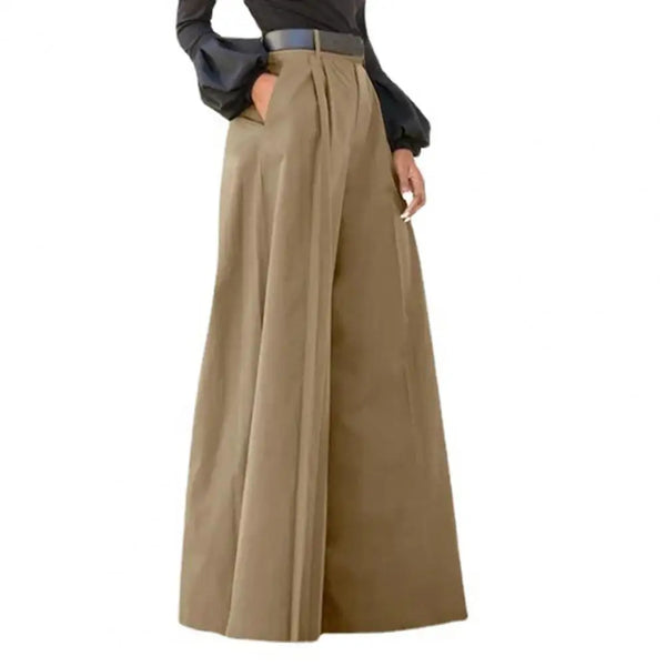Trendy High Waist Wide Leg Loose Pants