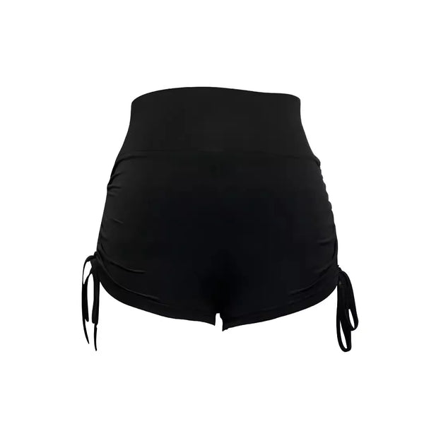 Trendy High Waist Yoga Dance Shorts