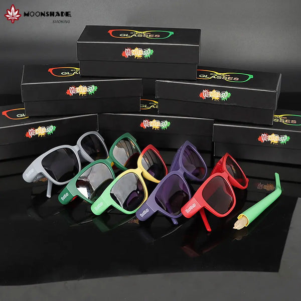 Trendy Stoner Removable Rolling Paper Sunglasses