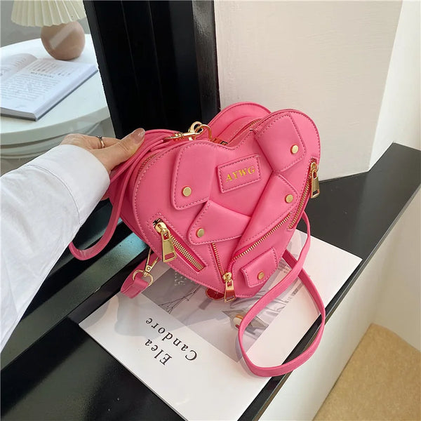 Trendy Tuxedo Inspired Crossbody Handbag