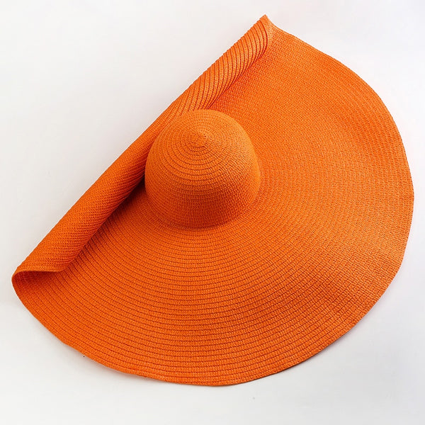 Trendy Oversized  Wide Brim Sun Hat