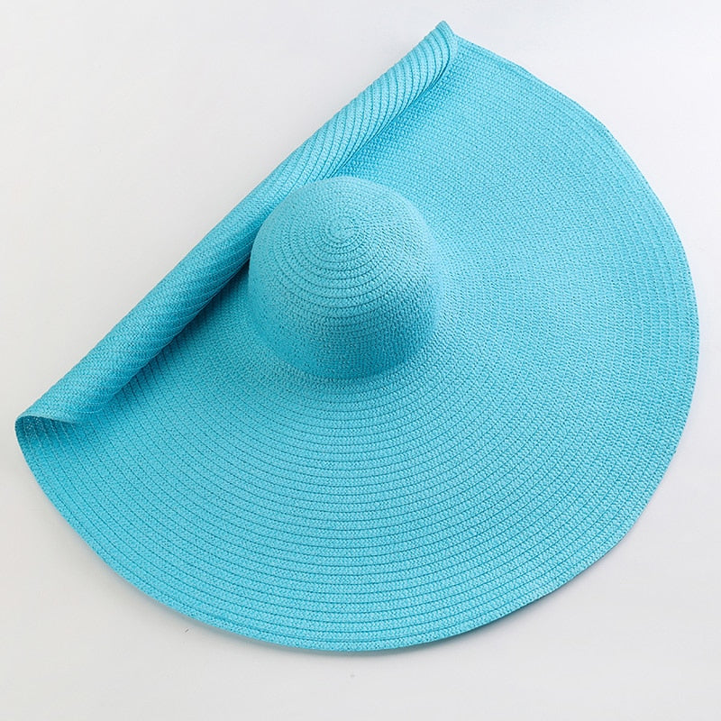 Trendy Oversized  Wide Brim Sun Hat