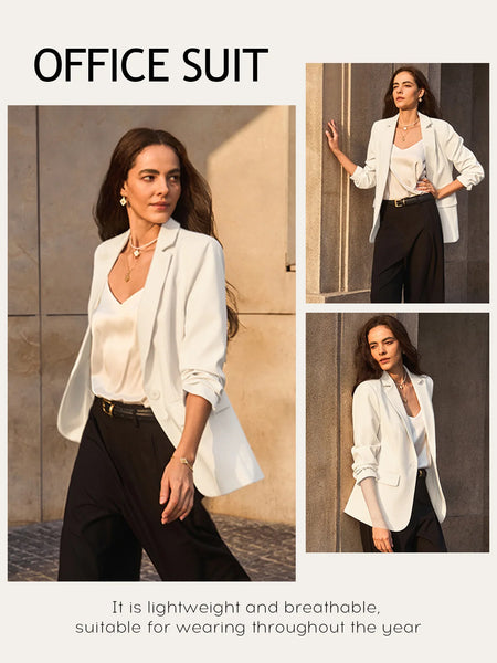 Trendy Casual Long Sleeve Blazer Jacket