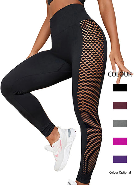 Trendy Yoga High Waisted Hollow out Sides
