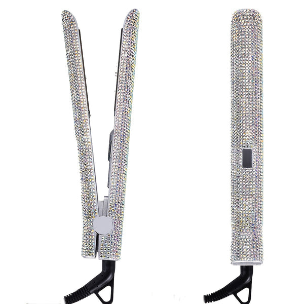 Trendy Glitter Design  2 -in-1 Hair Curler Flat Irion