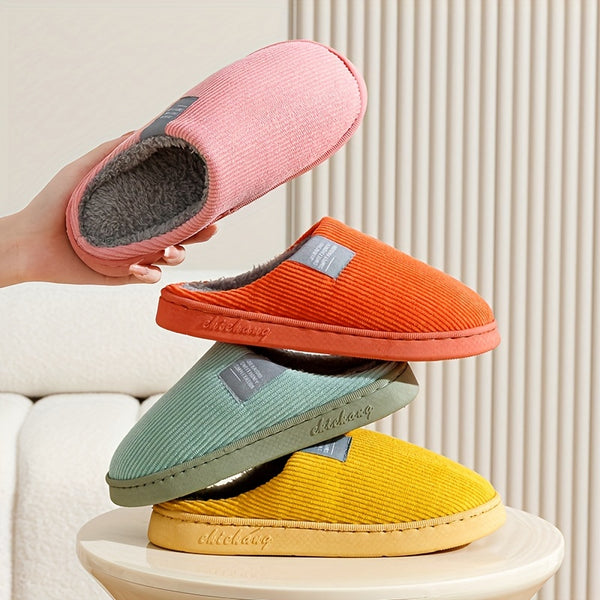 Trendy Cozy Plush Non Slip Slippers