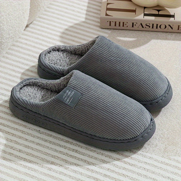 Trendy Cozy Plush Non Slip Slippers