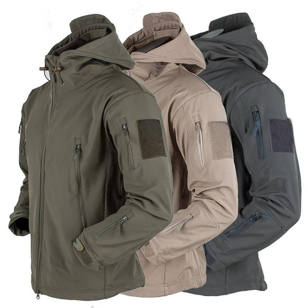 Trendy Men's Waterproof Thermal Hooded Jacket