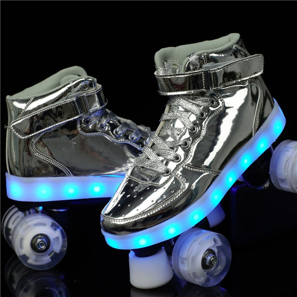 Trendy Led Rechargeable Roller Skates