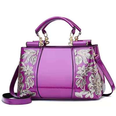 Trendy Embroidery Flower Handbag