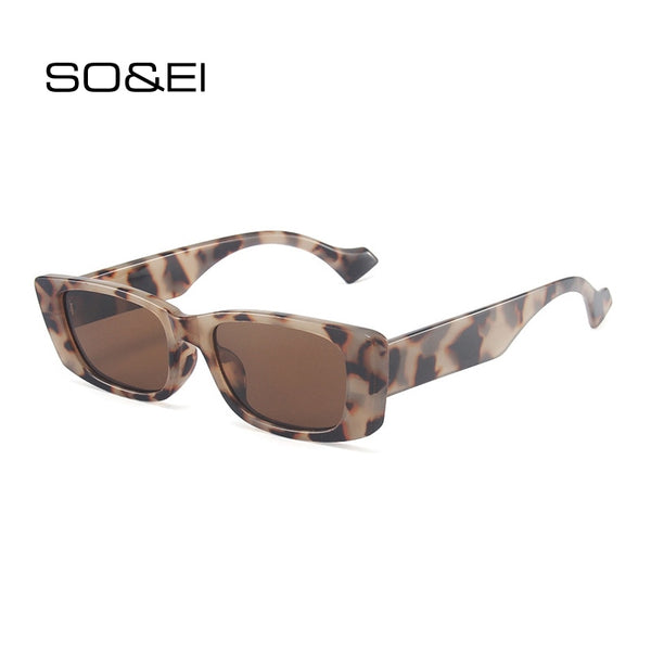 Trendy Square Retro Sunglasses