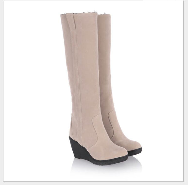 Trendy Over The Knee Wedge Boots