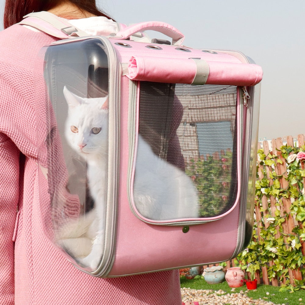 Trendy Portable Pet Carrier Backpack