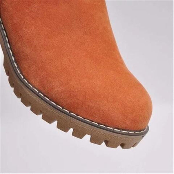 Trendy Roll Up/ Down Fur Casual Boots