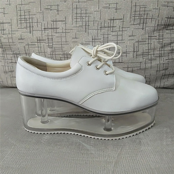 Trendy Transparent Casual Heel Shoes