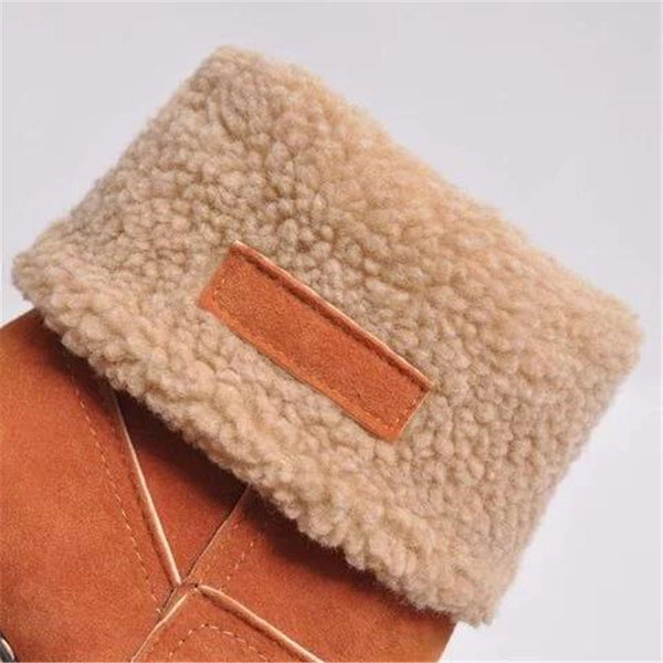 Trendy Roll Up/ Down Fur Casual Boots