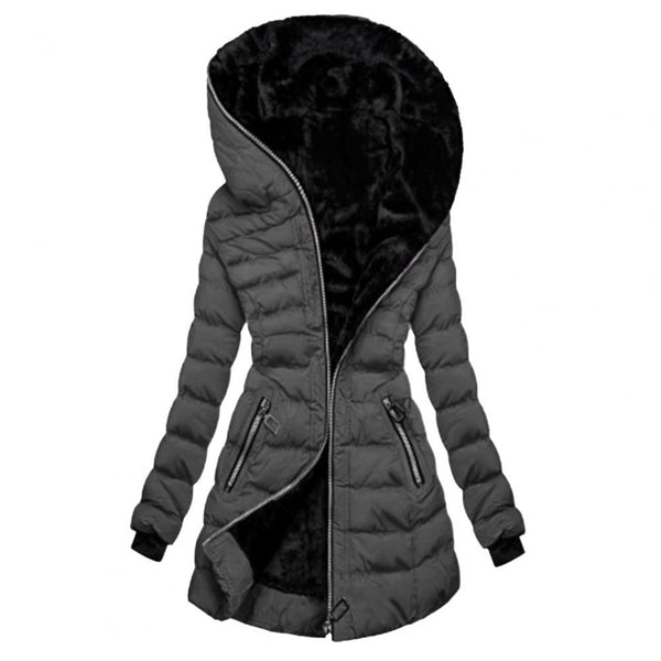 Trendy Rain Resistant Puff Hooded Coat