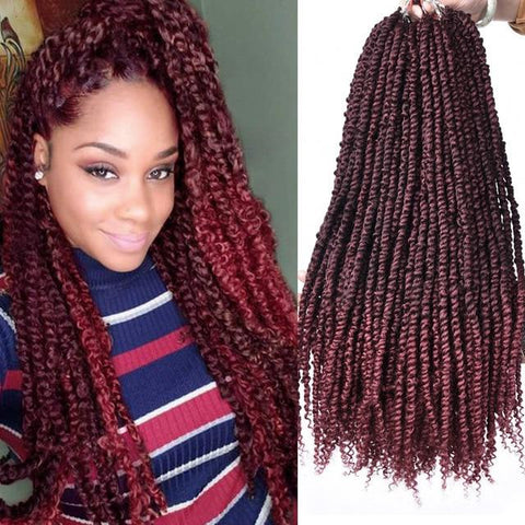 Trendy 24 inch Passion Pre Twisted Synthetic Crochet Hair