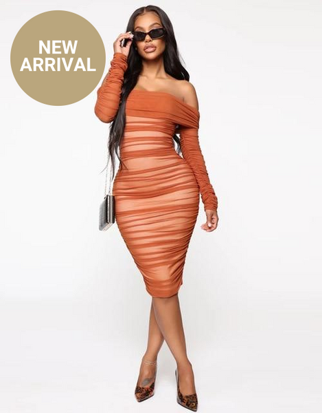 Trendy Double Layer Mesh Party Off The Shoulder Dress