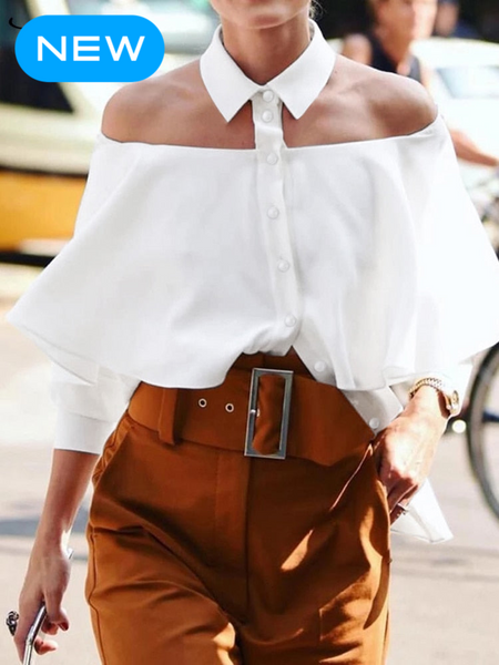 Trendy Tunic Off The Shoulder Blouse