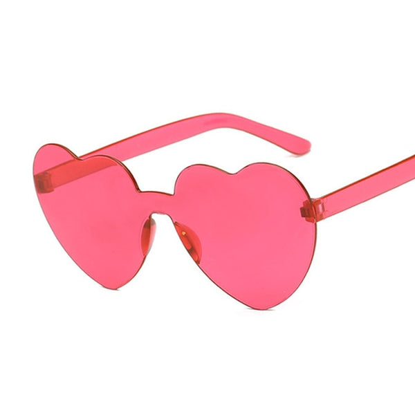 Trendy Heart Retro Cat Eye Sunglasses