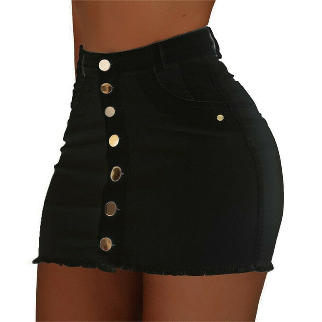 Trendy Summer Denim Mini Skirt