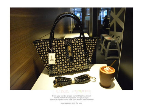 Trendy Diamond Fashion Rhinestone Shoulder Handbag