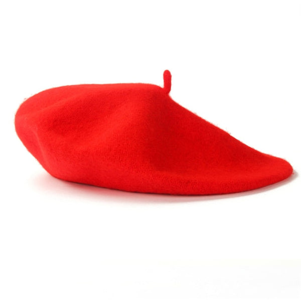 Trendy Solid Color Wool Hat