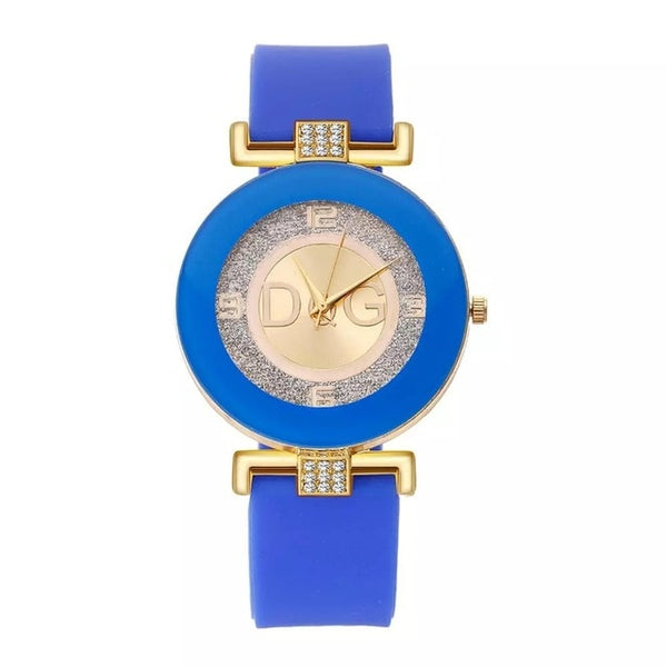 Trendy Fashion Silicone Matte Wristwatch