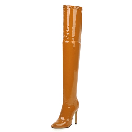 Trendy Stiletto High Heels Over The Knee Stretch Boots