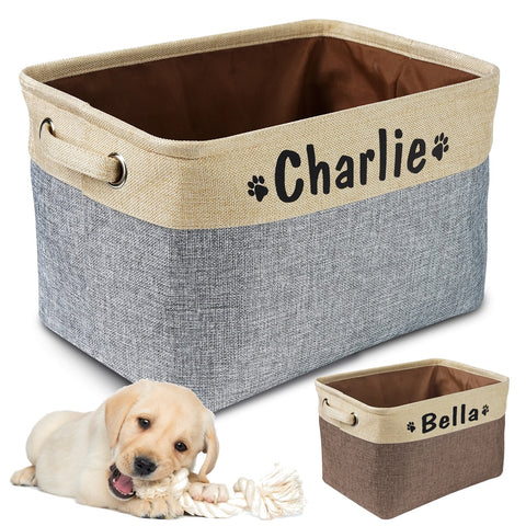 Trendy Personalized Pet  Storage Basket