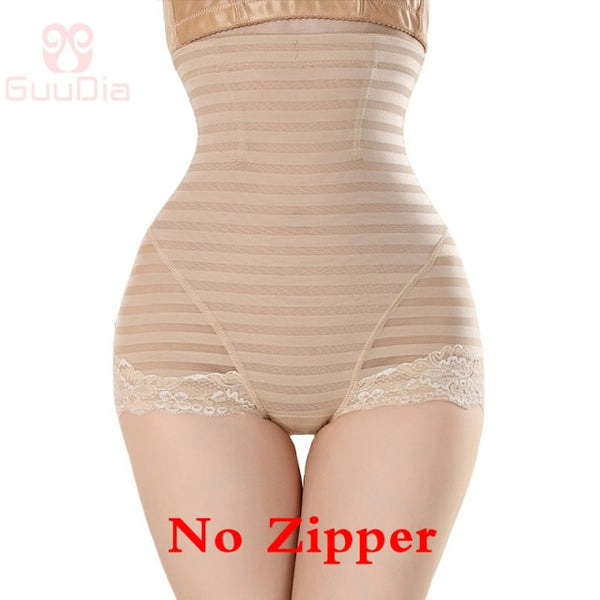 Trendy Body Shaper Sexy Lace Panties With Zipper