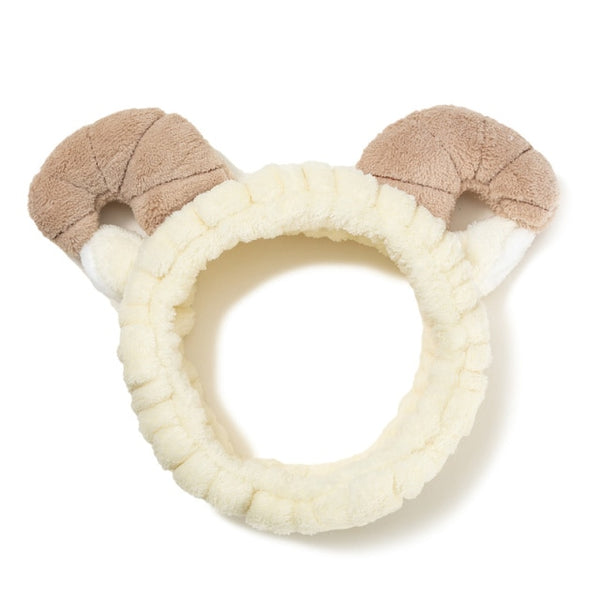 Trendy Soft  Fleece Bow Animal Ears Headband Hair Accessories