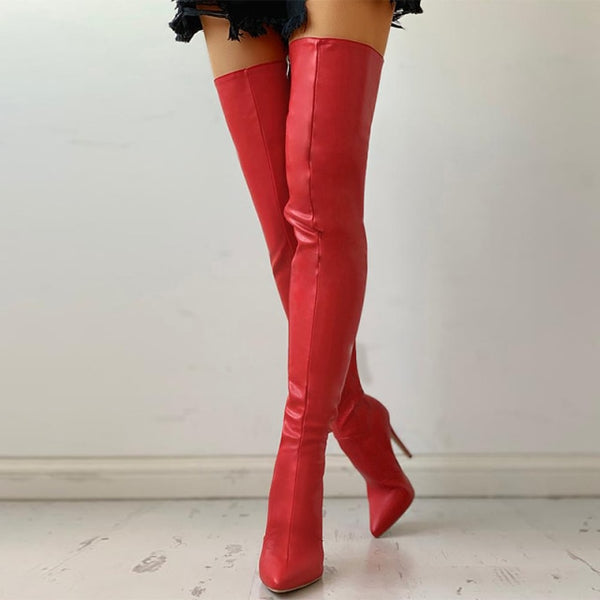 Trendy Black Sexy Over The Knee Boots