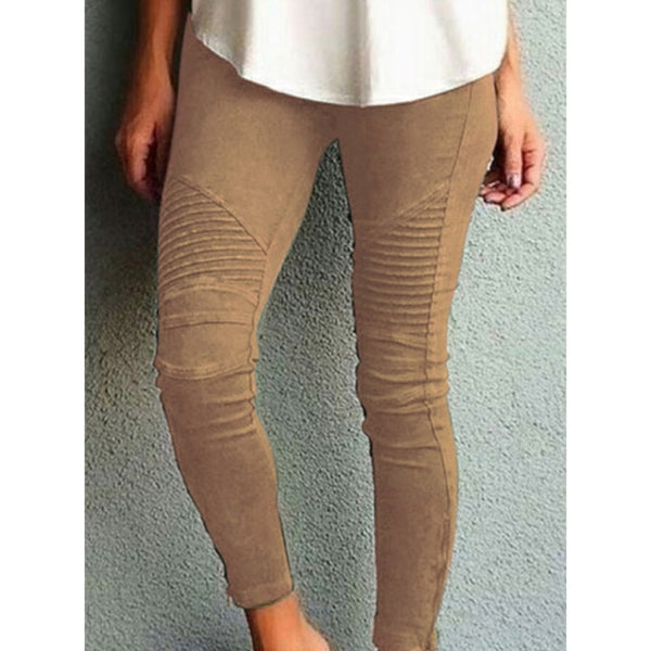 Trendy Mid Waist Skinny Stretch Pattern Jeans