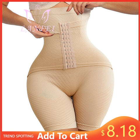 Trendy Firm High Waist Shapewear With Tummy Control And  Buttocks' Lifter