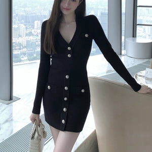 Trendy Sweater Long Sleeve Korean Fashion Dress