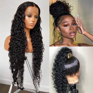 Trendy 360 Lace Frontal Wig 30 Inch Water Wave
