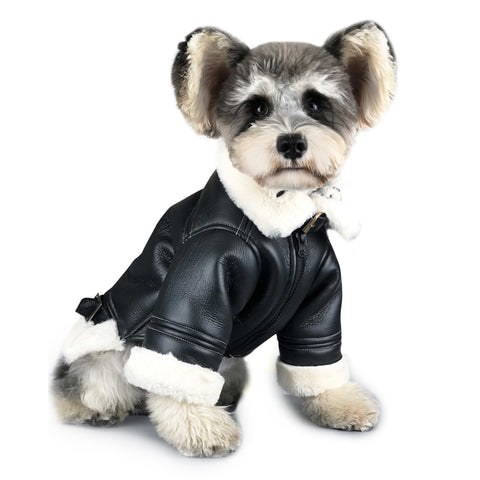 Trendy Faux Fur Coat For Puppies