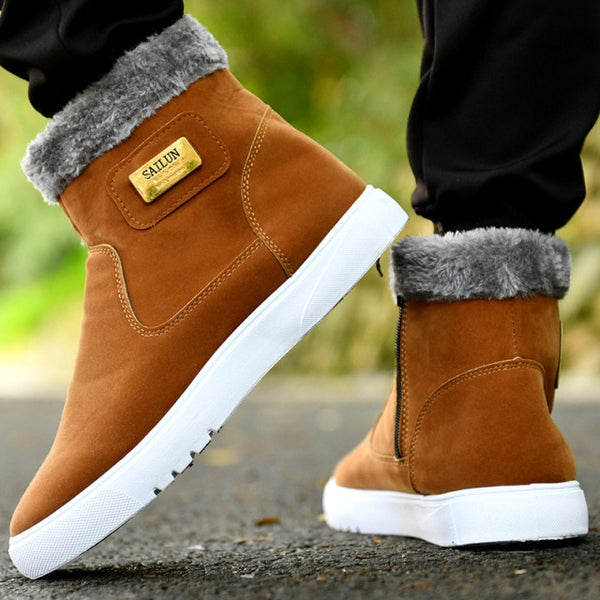 Trendy Casual Lace Up Ankle Boots For Men
