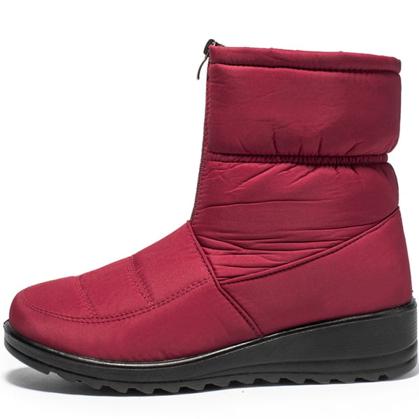 Trendy Waterproof Winter Ankle Boots