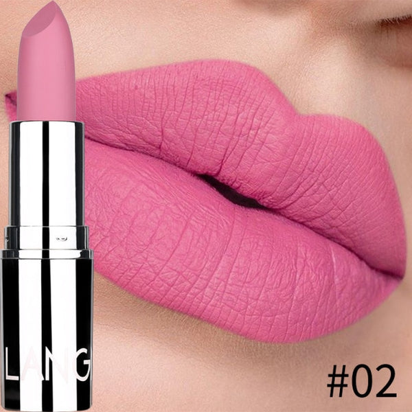 Trendy Matte Waterproof Moisturizer Lipstick